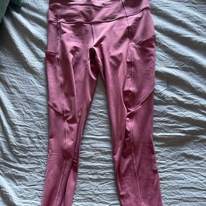 Lululemon pink leggings